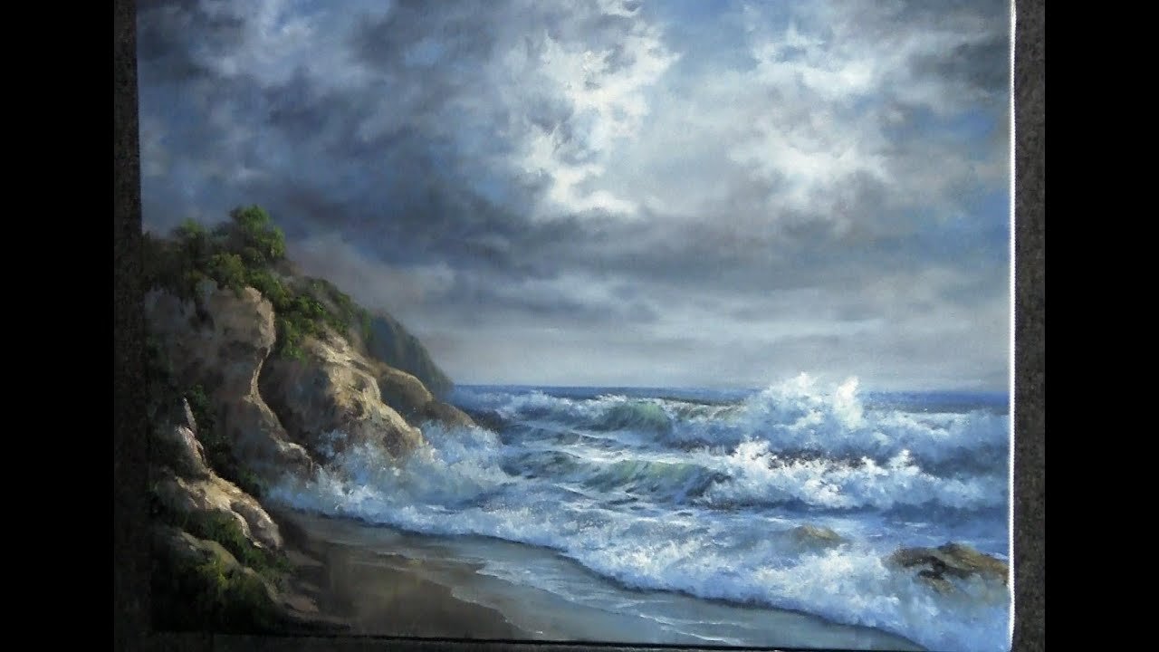 Paint with Kevin Hill – Rocky Ocean Shore