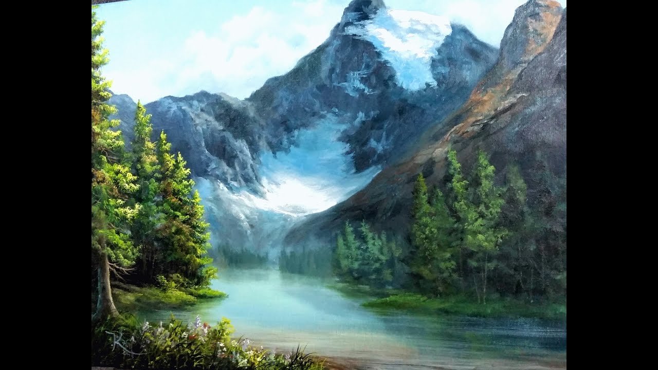 Paint with Kevin Hill – Canadian Glacier