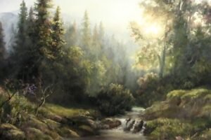 Forest Sunlight | Landscape Painting Demo Forest Sunlight | Landscape Painting Demo